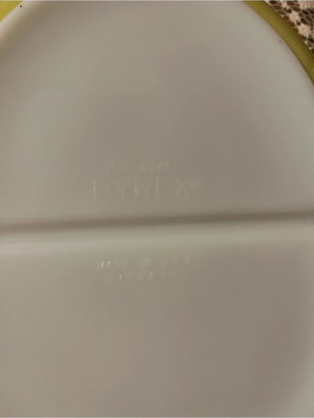 Ceramic Divided Serving Dish in Yellow